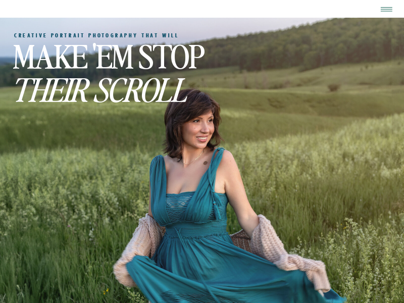 Alison Tucker Photography website screenshot