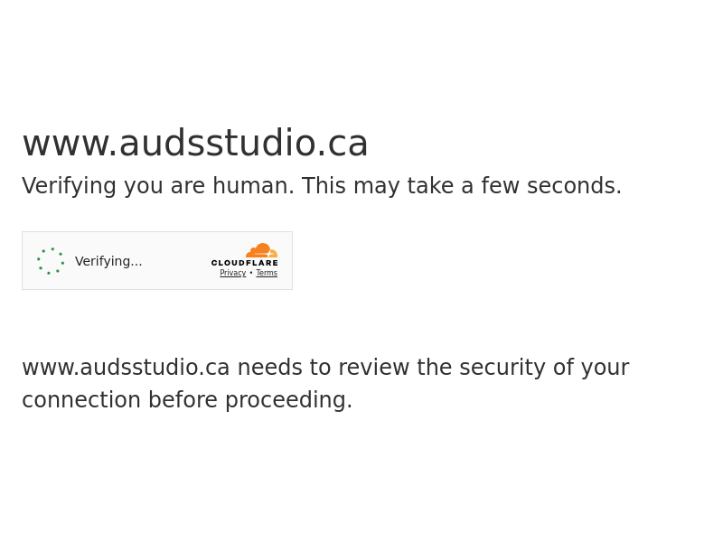 AUDS Studio website screenshot