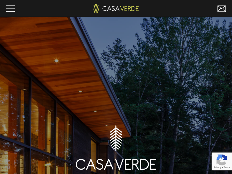 Casa Verde Construction website screenshot