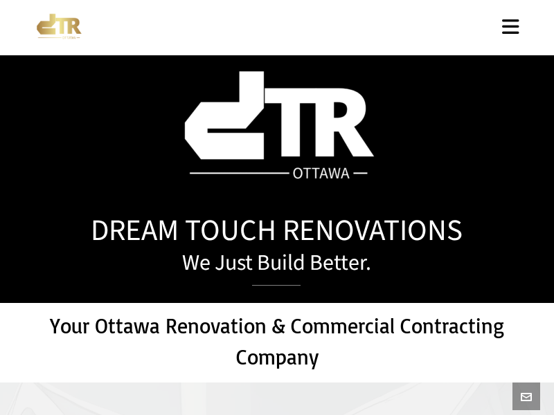 Dream Touch Renovations website screenshot