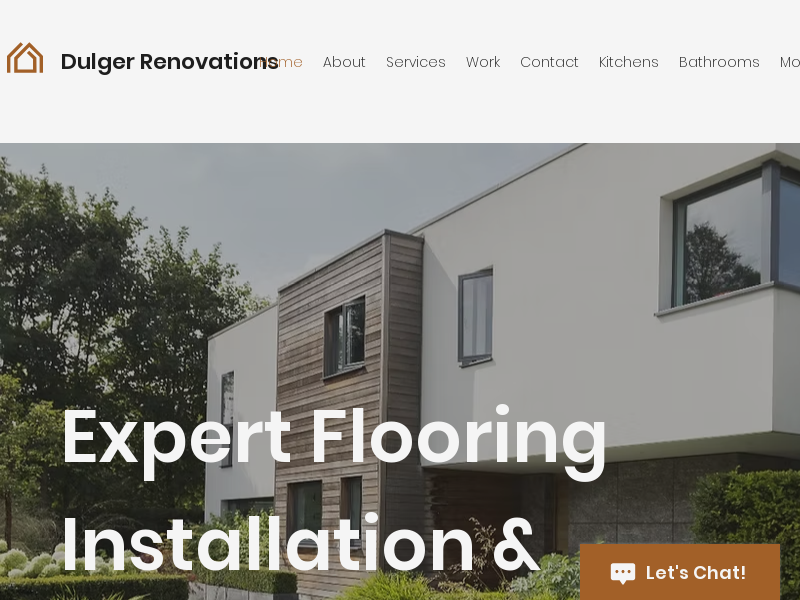 Dulger Renovations website screenshot