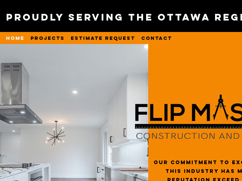 Flip Masters Ottawa Contractors website screenshot