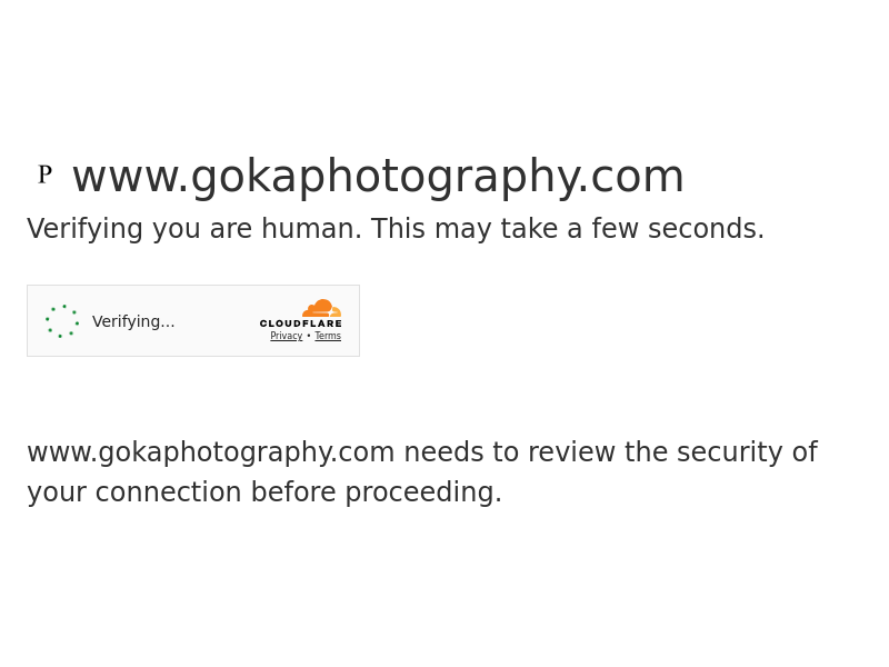Goka Photography - Canada website screenshot