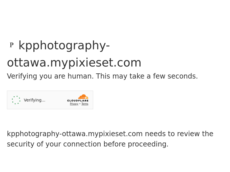 KP Photography Ottawa website screenshot