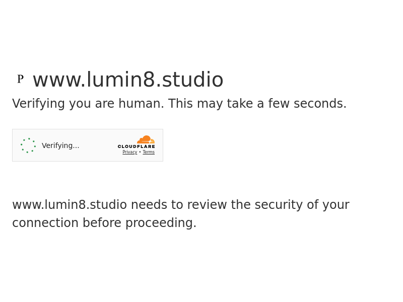 Lumiin8 Studio website screenshot