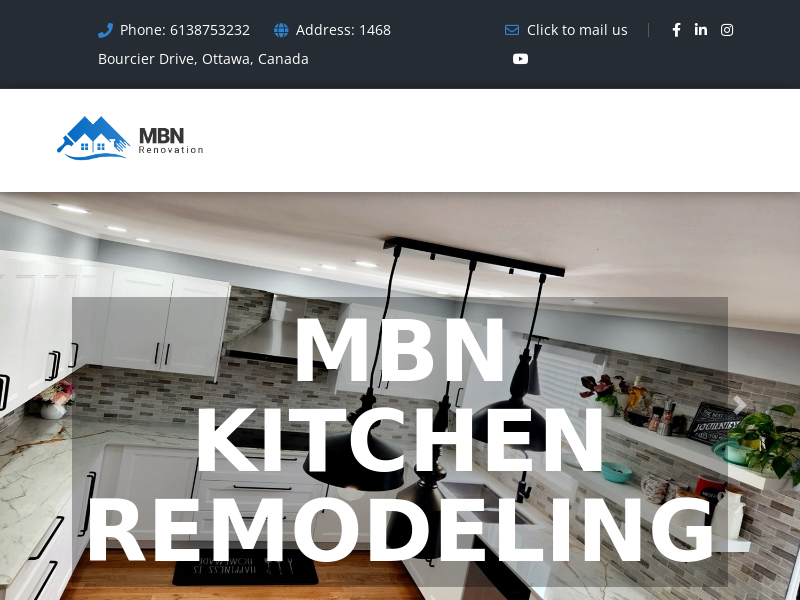 MBN Renovation | Home Renovation Orleans, Ottawa website screenshot