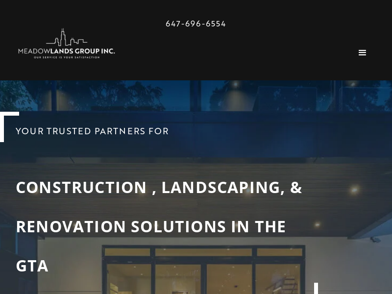 MeadowLands Group Inc website screenshot