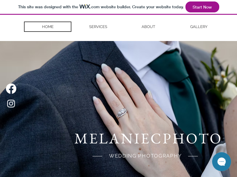 MelanieCPhoto website screenshot
