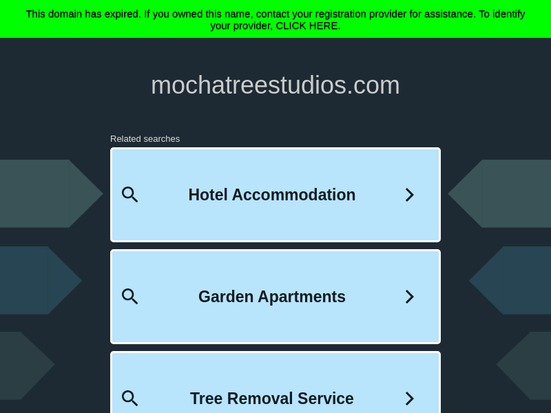 Mocha Tree Studios website screenshot