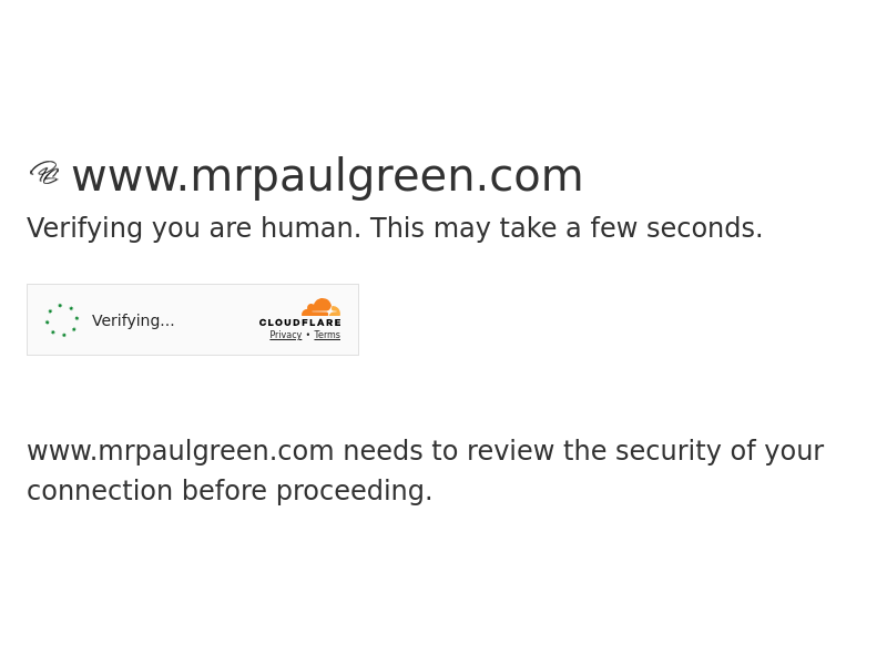 Paul Green Photography website screenshot