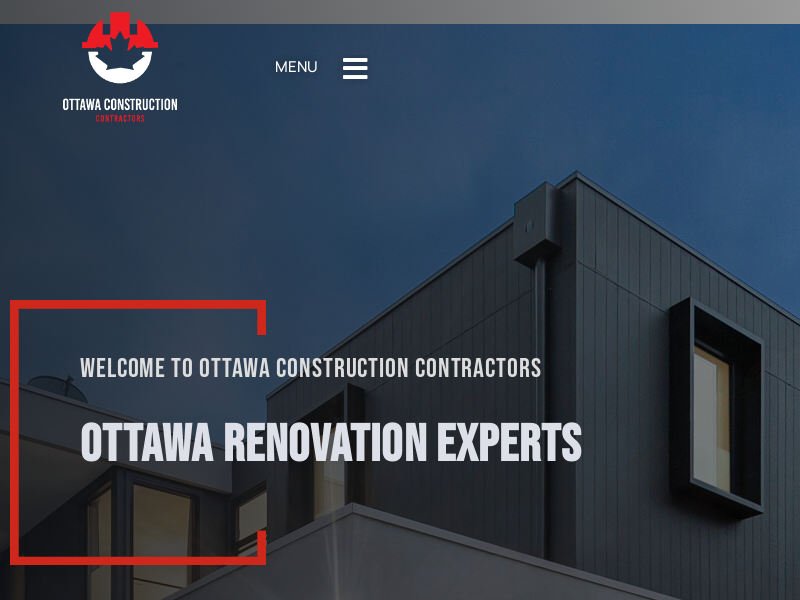 Ottawa Construction Contractors website screenshot