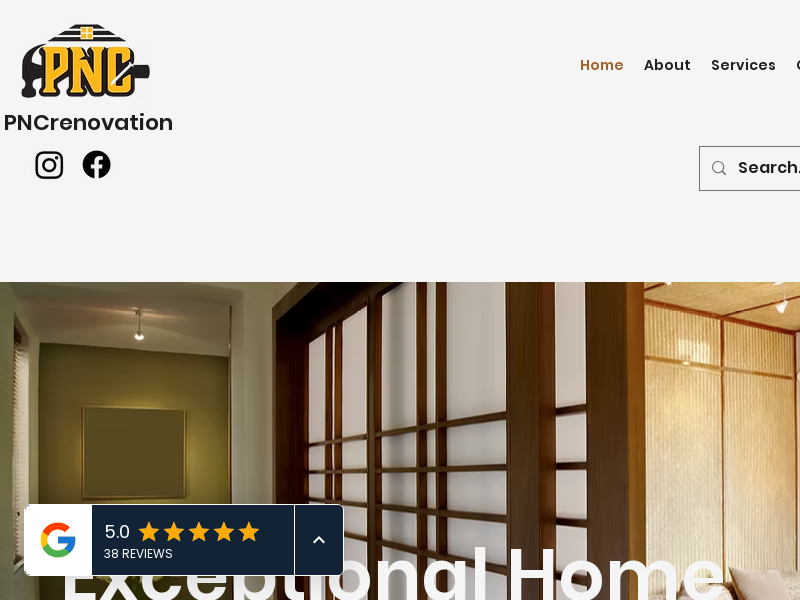 PNCRenovation website screenshot