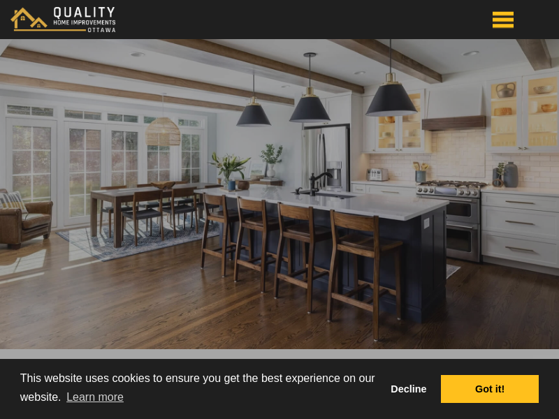 Quality Home Improvements Ottawa website screenshot