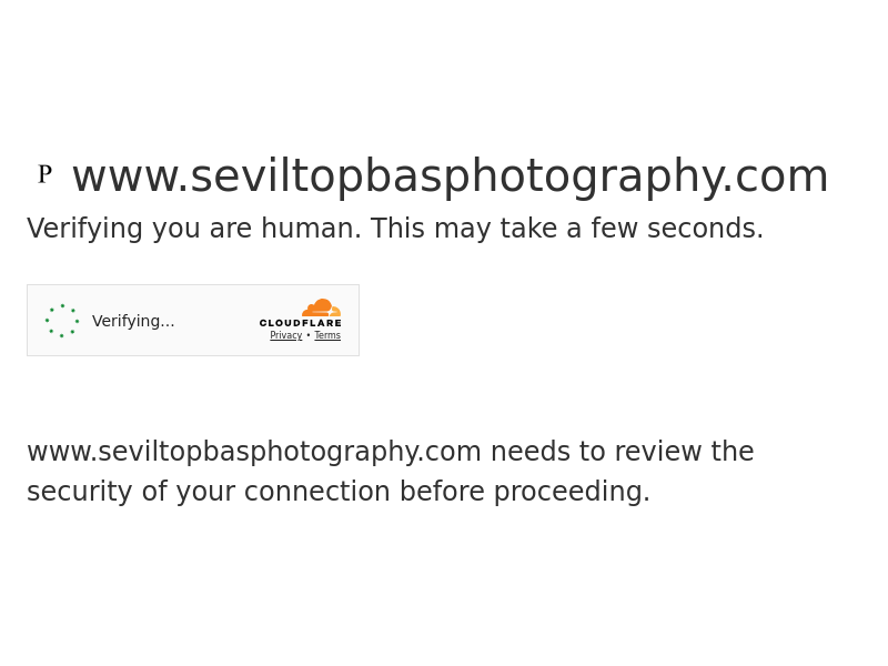 Sevil Topbas Photography website screenshot