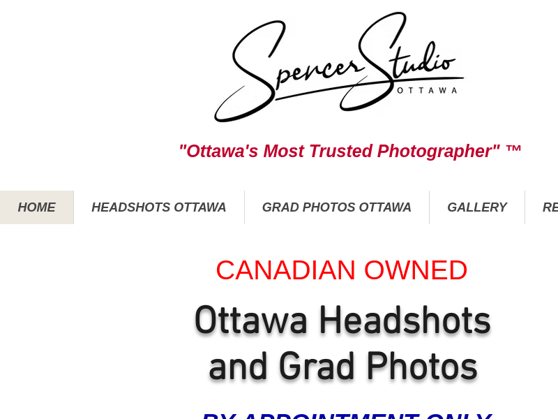 Spencer Studio website screenshot