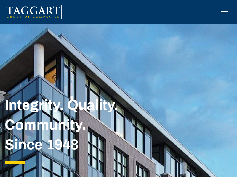 Taggart Group of Companies website screenshot