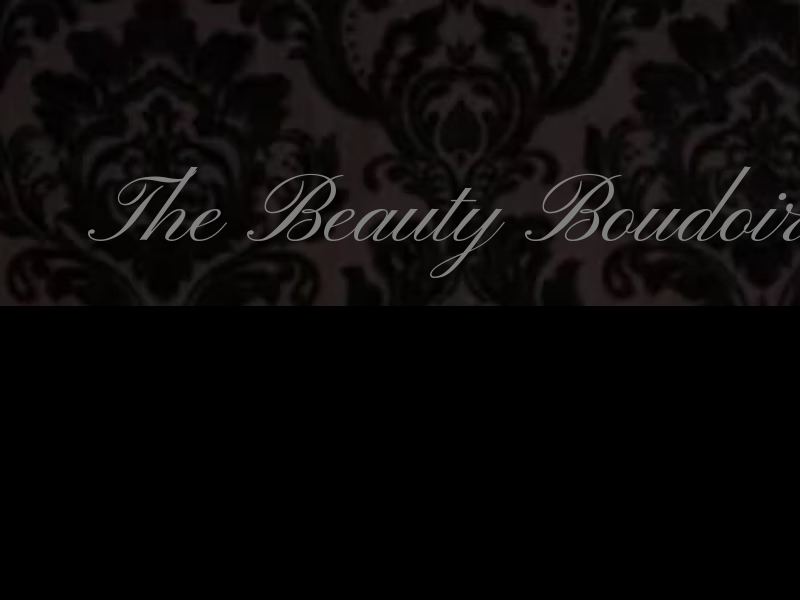 The beauty boudoir website screenshot
