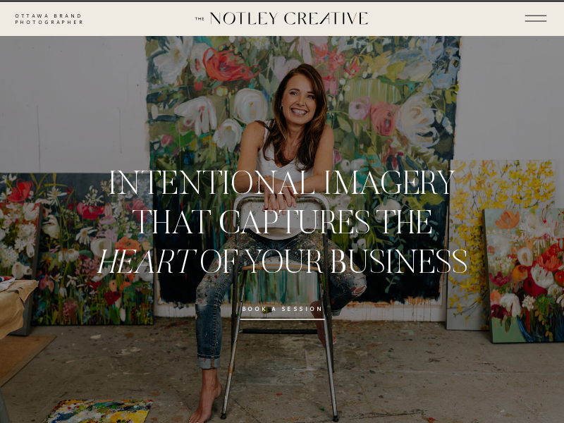 The Notley Creative website screenshot