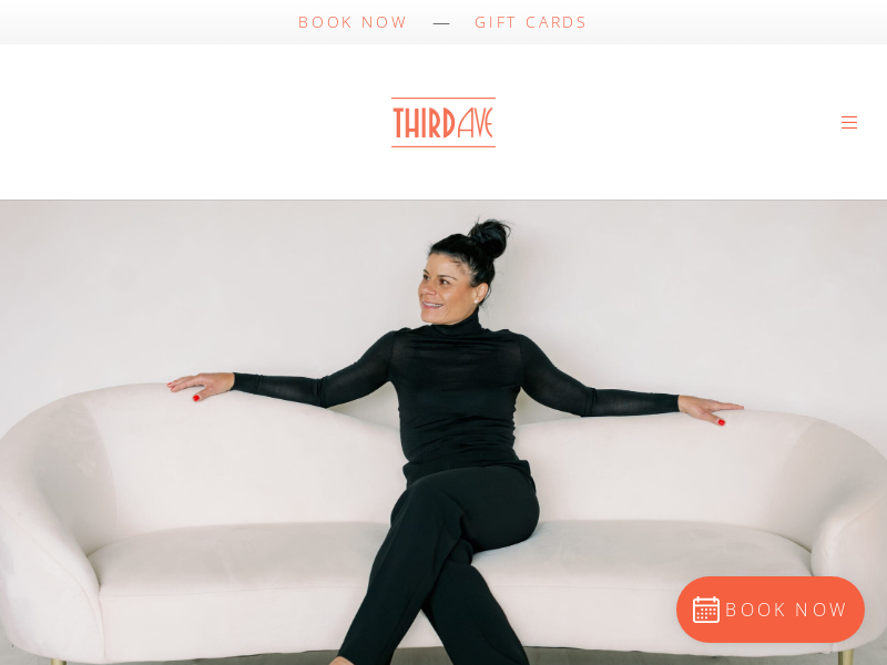 Third Avenue Spa website screenshot