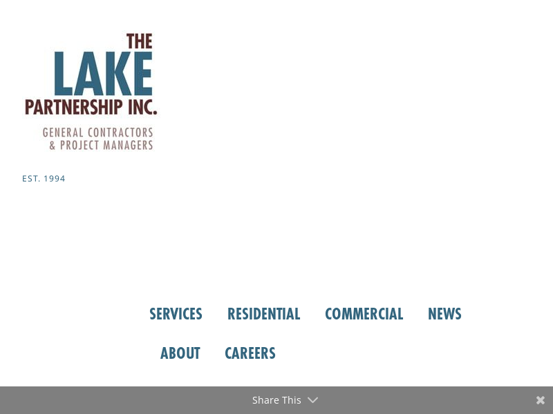 The Lake Partnership website screenshot