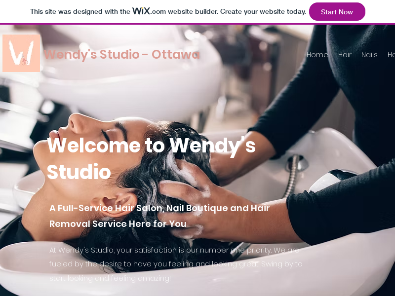 Wendy's Studio website screenshot