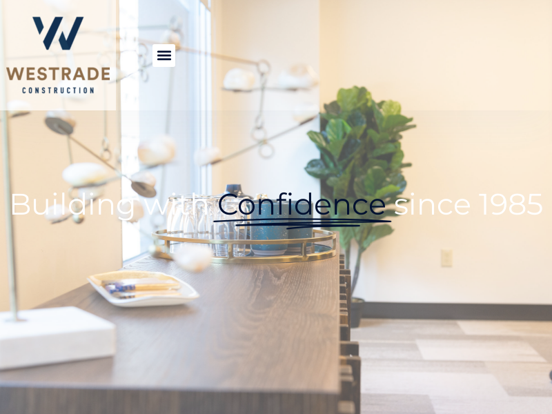 Westrade Construction Limited website screenshot