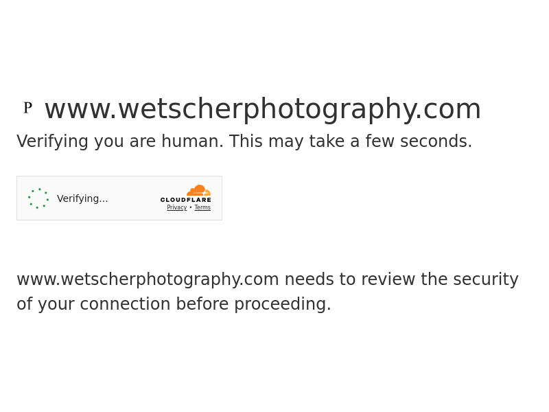 Stefan Wetscher Photography website screenshot